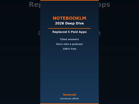 YouTube video about Gemini Notebook (formerly NotebookLM)