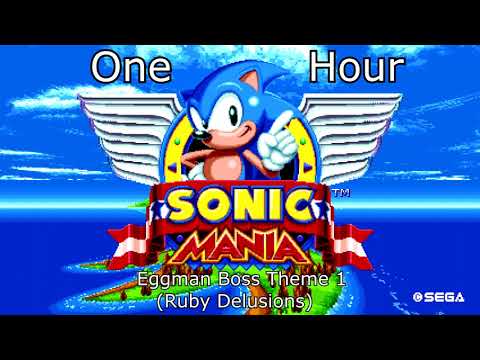 Sonic Mania Soundtrack: Eggman Boss Theme 1 (Ruby Delusions) - 1 Hour Version