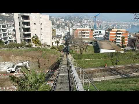 Standseilbahn Funicolare Monte San Salvatore Lugano Paradiso Tessin Schweiz