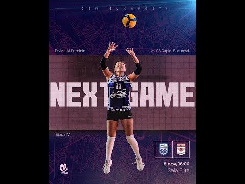 LIVE | 𝐂𝐒𝐌 𝐁𝐮𝐜𝐮𝐫𝐞𝐬𝐭𝐢 🆚️ CS Rapid Bucuresti | Volei A1F