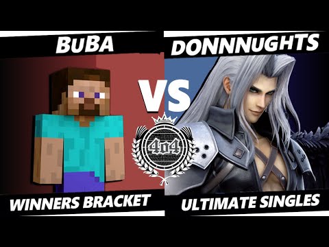 4o4 Smash Night 71 - buba (Steve) vs DONNNUGHTS (Sephiroth) - Winners Round 1