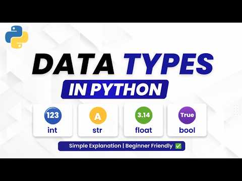 Data Types In Python Explained In Hindi Python Tutorial For Beginners Int Float Str Bool