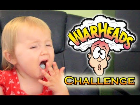 WARHEADS CHALLENGE: Kids Eating Warheads For The First Time Video