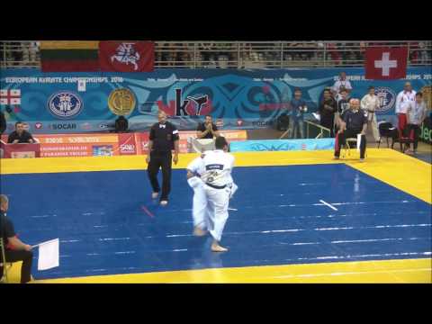 EC2016 Men 75 85kg Giorgi Gulisashvili Georgia AKA Vs Thierry Nebleza France SHIRO