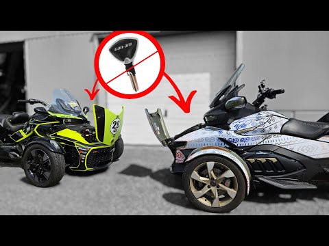 How To Unlock Front Trunk Without Key | Can-Am Spyder F3 & RT | MartinTheVlogger Top Tips