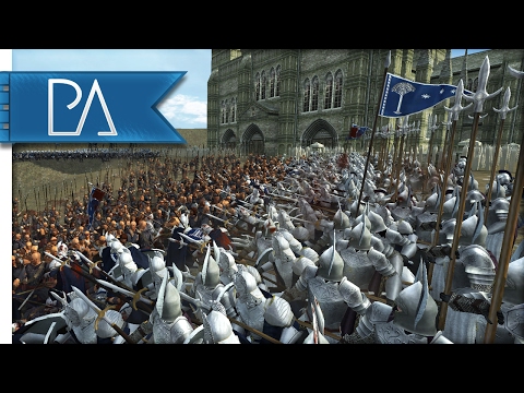 Wrath of Umbar: Gondorian Naval Ship Under Attack - Third Age Total War Mod Gameplay