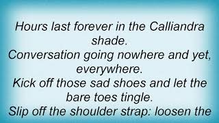 Ian Anderson - Calliandra Shade (the Cappuccino Song) Lyrics
