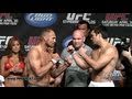 UFC 129 Randy Couture Vs Lyoto Machida Weigh In Face Off