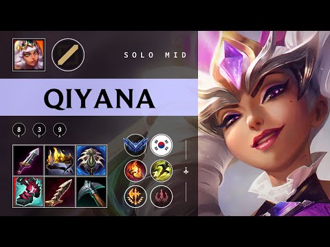 Qiyana Mid vs Yasuo - KR Diamond Patch 25.23
