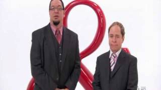 preview picture of video 'Penn and Teller compare video games to football'