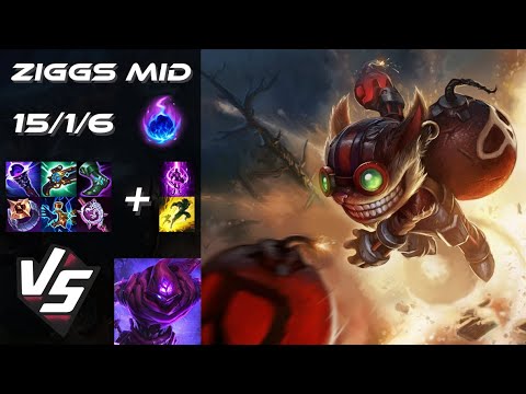 MID Ziggs vs Malzahar - EU Grandmaster Patch 14.14