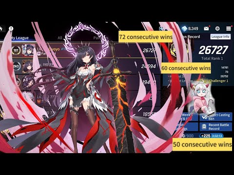[Counter:side]​SEA​ 73​ Win​ stack​ Rosaria​&Lee​ Sooyeon​ PVP