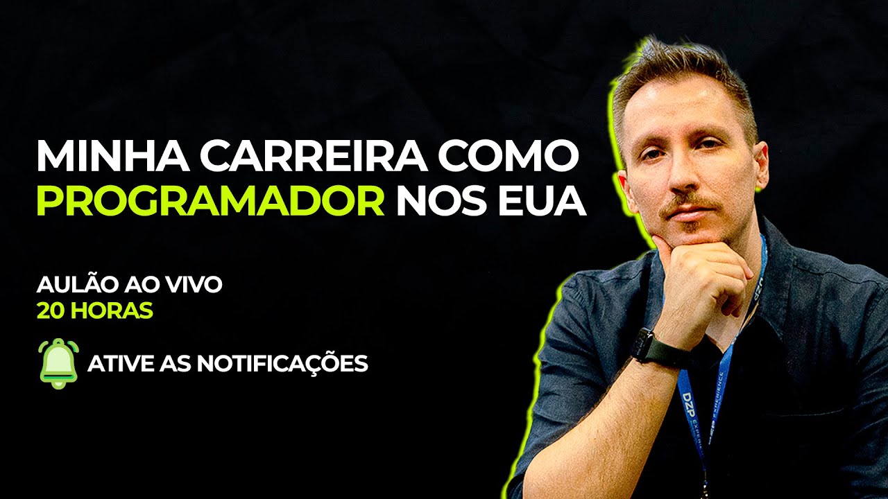 #ASV MINHA CARREIRA COMO PROGRAMADOR NOS EUA