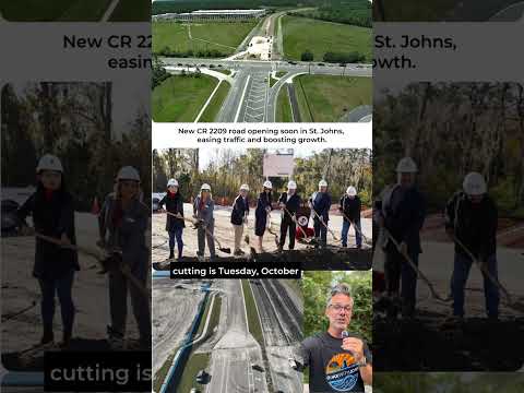 St Johns County road 2209 opening ceremony