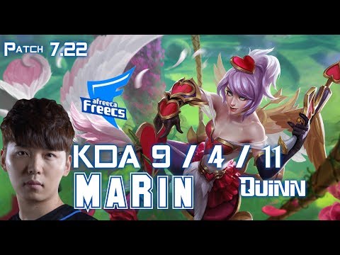 AFs MaRin QUINN vs AKALI Top - Patch 7.22 KR Ranked