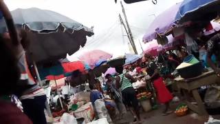 preview picture of video 'A walk through Benin lagos street market'