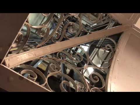 Amazing high rise caged Otis traction elevators at the Whittell building in San Francisco CA