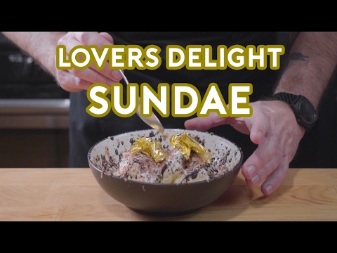 How Babish Made Jack Donaghy's $22-Chocolate, Edible-Gold Valentine's Sundae from 30 Rock