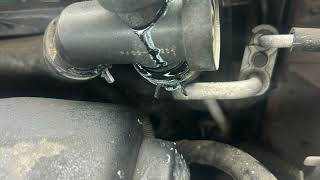 2012 Nissan Murano Radiator Fill Port Leak and Replacement