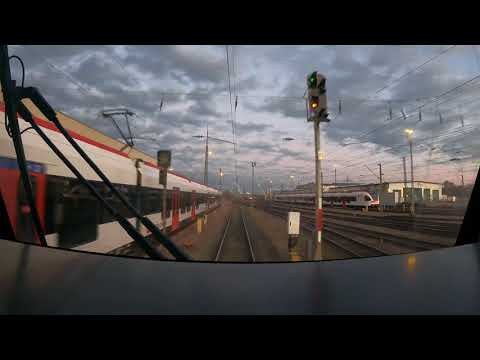 Führerstandsmitfahrt von Basel Bad Bf nach Freiburg Hbf