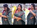 Lakshmi Nair Glamorous Saree Look Malayalam Anchor Saree Look