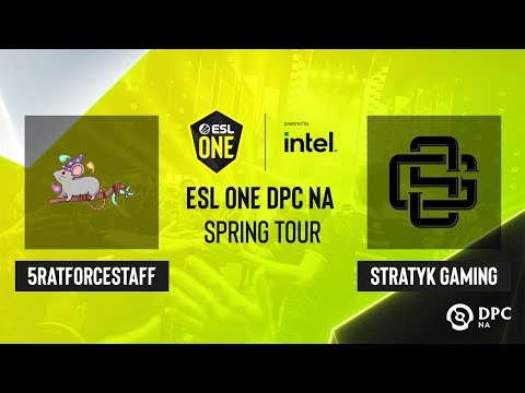 Dota2 - 5RATFORCESTAFF vs Stratyk Gaming - Game 1 - ESL One DPC NA Spring