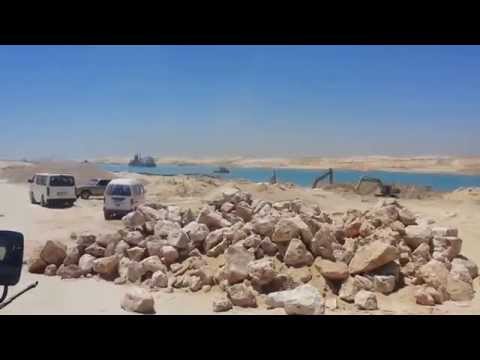 dredging the Suez Canal in the southern sector