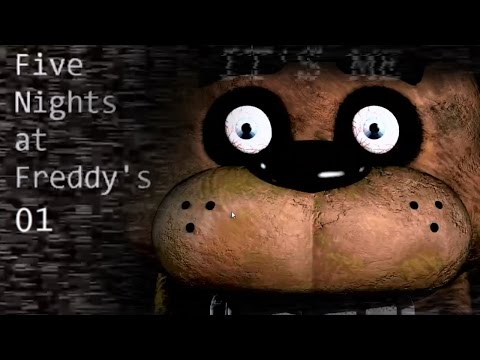 Five Nights at Freddy's (PART 1) Night One Complete~! Video