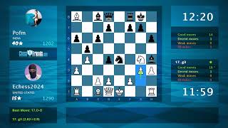 Chess Game Analysis: Echess2024 - Pofm, 1-0 (By ChessFriends.com)