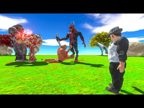 SHERIFF SLOW MO and his FRIENDS AGAINST INFERNAL NEIGHBORHOOD ARBS Animal Revolt Battle Simulator