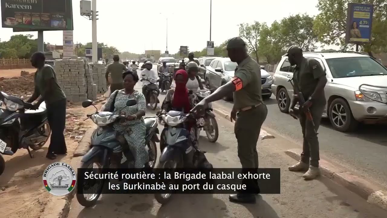 Sécurité routière : la Brigade Laabal interpelle les Burkinabè sur le port du casque