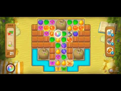 Walkthrough Gardenscapes Level 2352