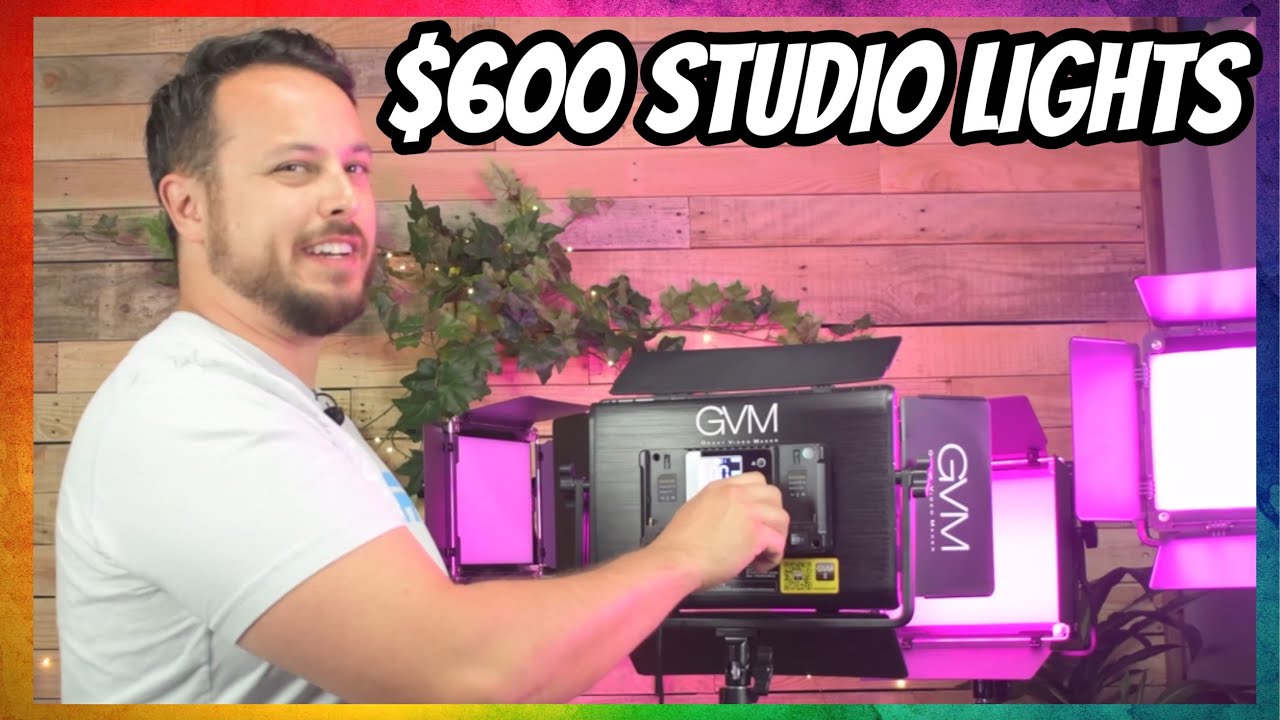 NOT Beginner Lights $600 GVM 1300D LED Video Light