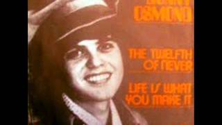 Donny Osmond - The Tweltfh Of Never