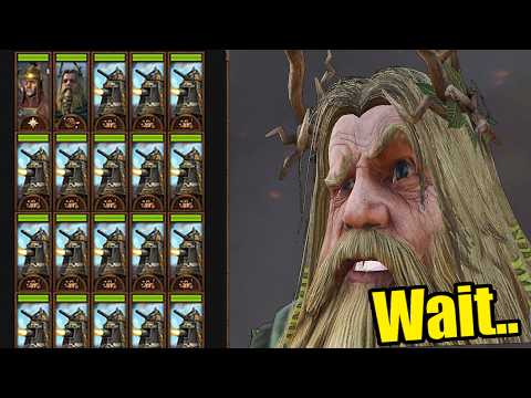 When a Life Wizard is Hired by 19 Steam Tank Doomstack 100% - Mechanical Army