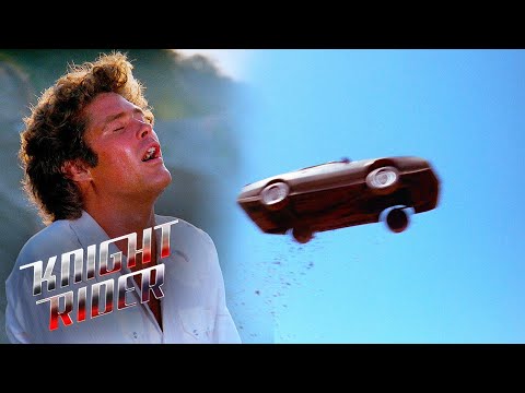 KITT Uses Turbo Boost To Get From Underground  | Knight Rider