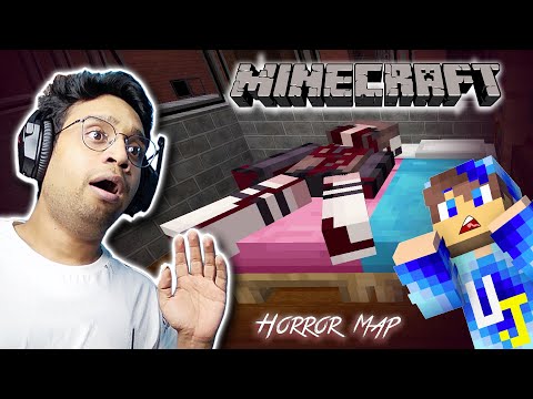 My MINECRAFT HOUSE is HAUNTED by Her GHOST || BEWARE HORROR MAP || MINECRAFT Horror Gameplay Hindi