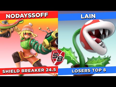 Shield Breaker 24.5 Nodayssoff (Min Min) Vs. Lain (Piranha Plant)