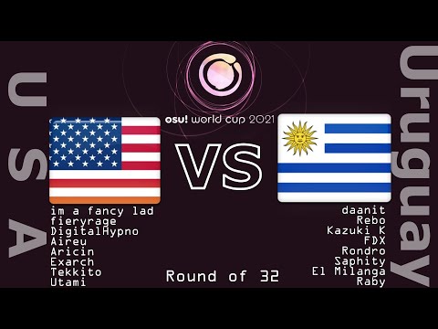 osu! World Cup 2021 United States VS Uruguay (round of 32)
