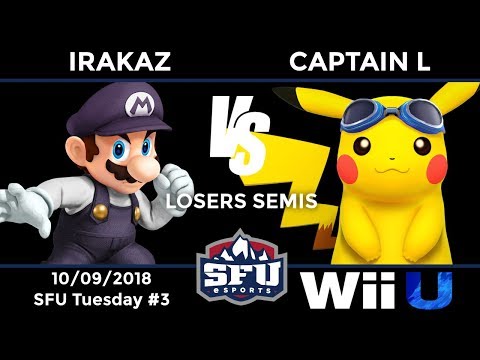SFU Tuesday #3: Losers Semis - Irakaz (Mario, Metaknight) vs Captain L ()