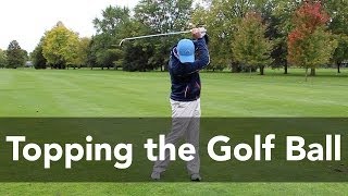 How to Stop Topping the Golf Ball | Golf Instruction | My Golf Tutor