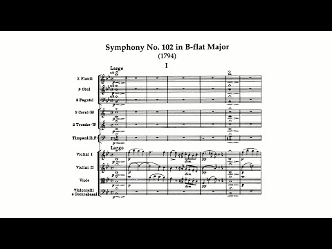 Haydn: Symphony No. 102 in B-flat major (with Score)