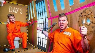 100 HOUR ULTIMATE Box Fort PRISON ESCAPE CHALLENGE!