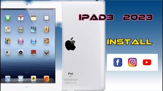 IPAD3 iOS old version 9.3.5 - 9.3.6 install YouTube facebook messenger chrome from 2023