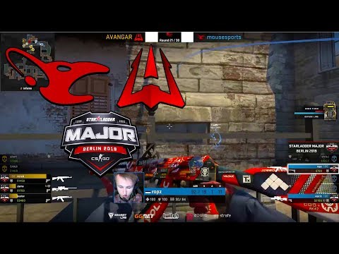 EPIC FIGHT!! Mousesports Vs AVANGAR - HIGHLIGHTS (INFERNO) - StarLadder Major 2019