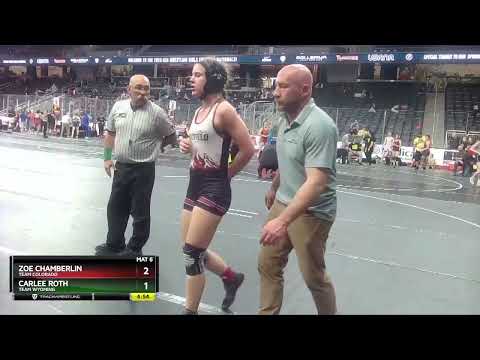 127 Lbs 5th Place Match - Carlee Roth, Team Wyoming Vs Zoe Chamberlin, Team Colorado 7864