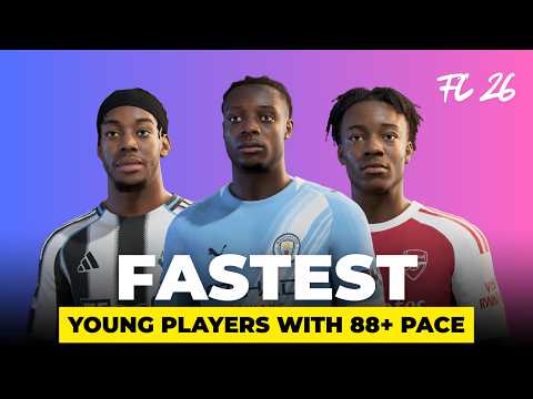 FC 26 | FASTEST YOUNG PLAYERS WITH REAL FACES AND PLAYSTYLES 🔥