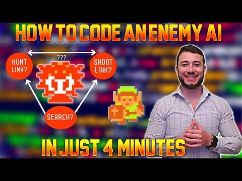 How to Code Enemy AI in 4 minutes with Legend of Zelda!