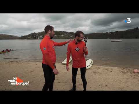 Pierre vous embarque à Eguzon faire du paddle avec la SNSM