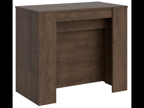 Console extensible blanche 90x48/296 cm Voary